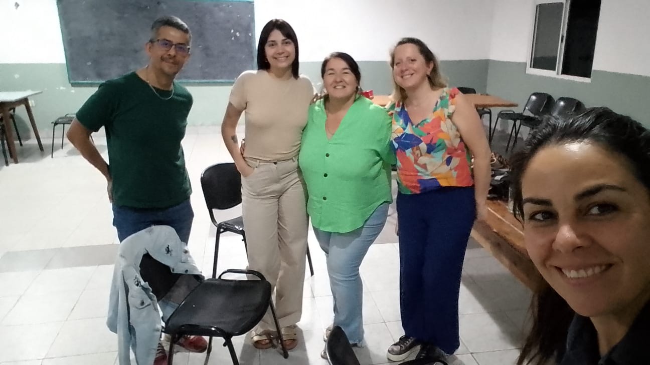 Reunión con la Supervisora Cristina Lacco, Profes Tutores y equipo de coordinación de Paraná